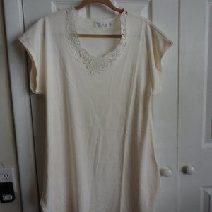 VERENA NIGHT SHIRT MEDIUM BEIGE